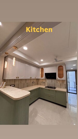 Kitchen in 4 BHK Builder Floor at BPTP Eden Estate, Sector 81 – for Sale