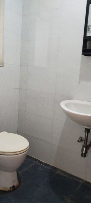 Bathroom in 3 BHK Apartment at The Wadhwa Anmol Fortune, Goregaon West – for Rent