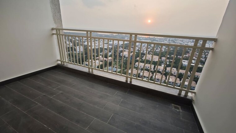 Balcony, hallmark-treasor 3 Bedroom 2040 Sq.Ft. Apartment In Narsingi Hyderabad 10740732