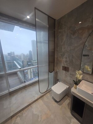 Bathroom in 2 BHK Apartment at Marathon Monte South, Byculla West – for Sale