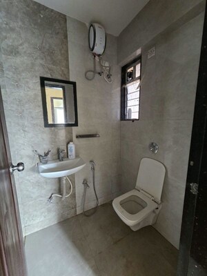 Bathroom in 2 BHK Apartment at Karmvir Avant Sky Villa, Goregaon East – for Rent