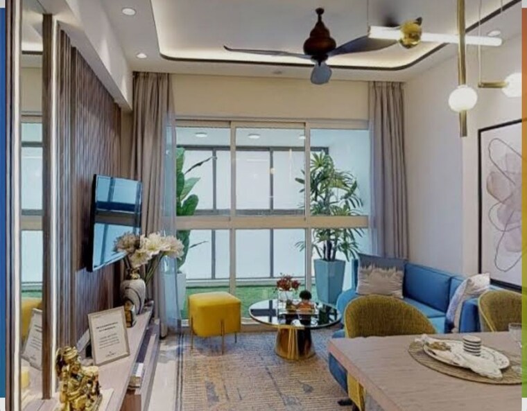 Living Room, lodha-amara-tower-44 1 Bedroom 458 Sq.Ft. Apartment In Kolshet Road Thane 10740737