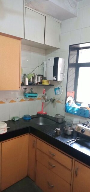 Kitchen in 1 BHK Apartment at Bhanushanti Complex, Malad East – for Rent