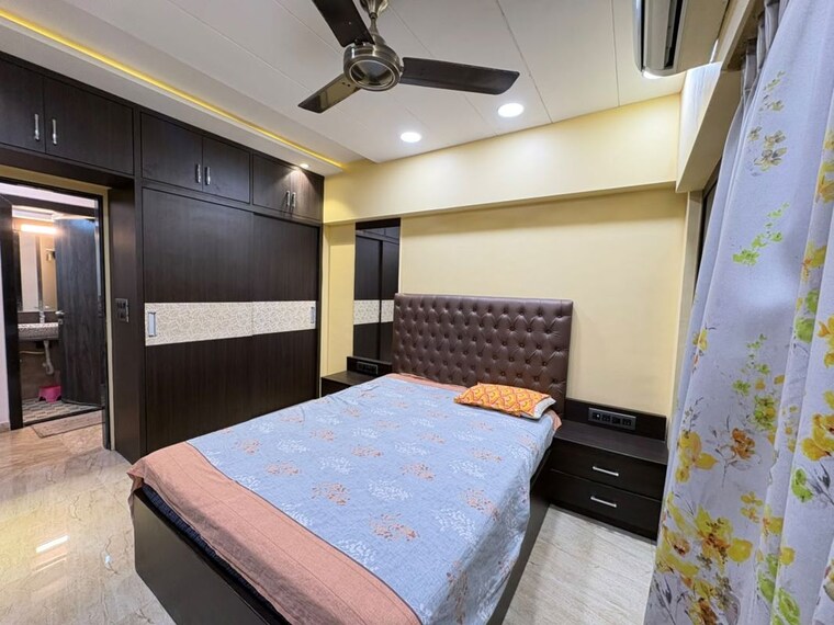 Bedroom, kanakia-spaces-niharika 2 Bedroom 700 Sq.Ft. Apartment In Manpada Thane 10740783