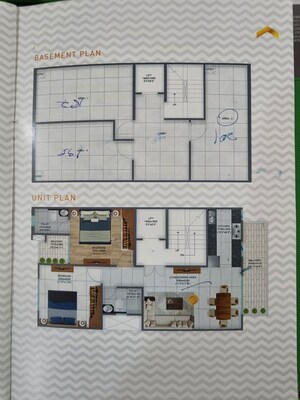 Floor Plan in 3 BHK Builder Floor at Sector 37d – for Sale