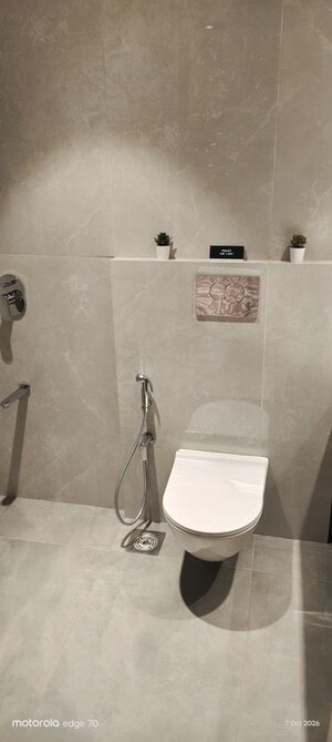 Bathroom in 1 BHK Apartment at Ace Enclave, Ghodbunder Road – for Rent