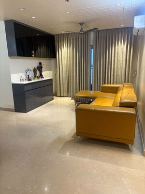Living Room in 3 BHK Apartment at Udaya Crescent, Himayat Nagar – for Rent