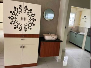 Bathroom in 3 BHK Apartment at Keya Around The Life, Whitefield – for Rent