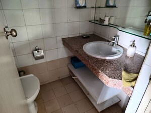 Bathroom in 3 BHK Apartment at Hiranandani Gardens, Powai – for Rent