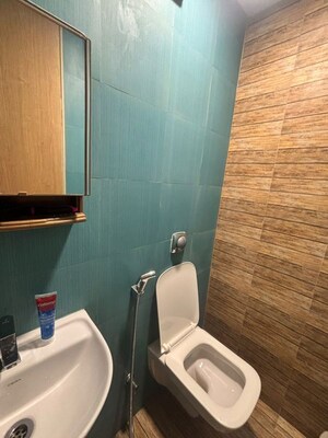Bathroom in 2 BHK Apartment at Lodha Crown Quality Homes, Majiwada – for Rent