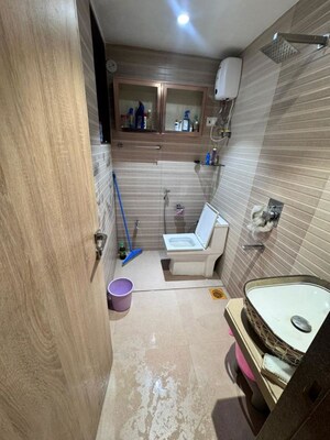 Bathroom in 3 BHK Apartment at Paradise Sai Mannat, Kharghar – for Rent