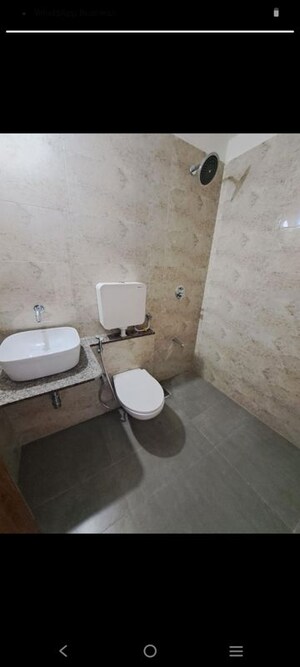 Bathroom in 3 BHK Apartment at Shivalik Sharda Park View, Shela – for Rent