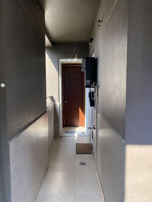 Building Lobby in 3 BHK Apartment at Aparna Luxor Park, Kondapur – for Rent