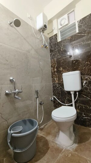 Bathroom in 1 BHK Apartment at Raghavendra Colony – for Rent