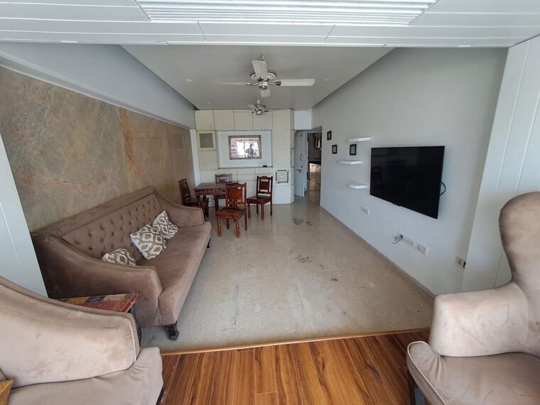 Living Room, prescon-midtown-bay 2 Bedroom 560 Sq.Ft. Apartment In Mahim West Mumbai 10740904