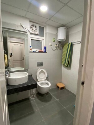 Bathroom in 2 BHK Apartment at Supertech Hues, Sector 68 – for Rent