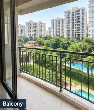 Balcony in 3 BHK Apartment at Kalpataru Parkcity Eternia, Kolshet Road – for Sale