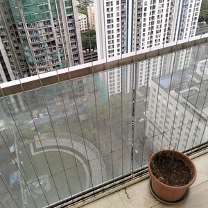 Balcony in 1 BHK Apartment at Lodha Quality Home Tower 2, Majiwada – for Rent
