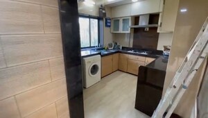 Kitchen in 3 BHK Apartment at Sea Crest Apartment, Andheri West – for Rent