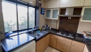 Kitchen in 3 BHK Apartment at Sea Crest Apartment, Andheri West – for Rent