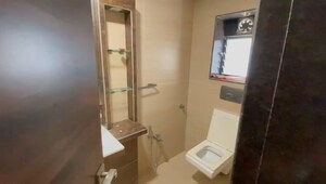 Bathroom in 3 BHK Apartment at Sea Crest Apartment, Andheri West – for Rent