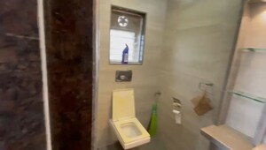 Bathroom in 3 BHK Apartment at Sea Crest Apartment, Andheri West – for Rent