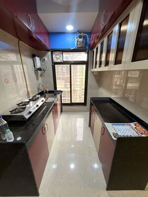 Kitchen in 1 BHK Apartment at Adityaraj Breeze, Vikhroli East – for Rent