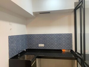 Kitchen in 1 BHK Apartment at Lodha Crown Quality Homes, Majiwada – for Rent
