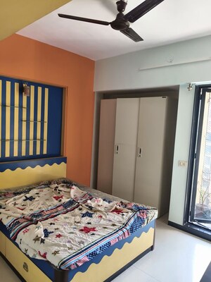 Bedroom in 2 BHK Apartment at Cosmos Paradise Complex, Thane West – for Rent