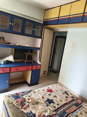 Bedroom in 2 BHK Apartment at Cosmos Paradise Complex, Thane West – for Rent