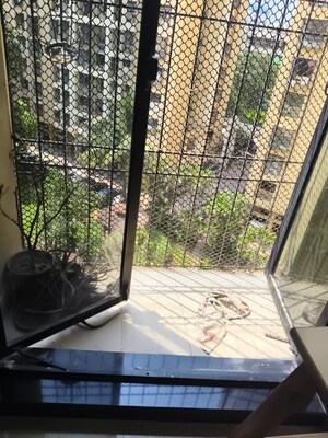 Balcony in 2 BHK Apartment at Cosmos Paradise Complex, Thane West – for Rent