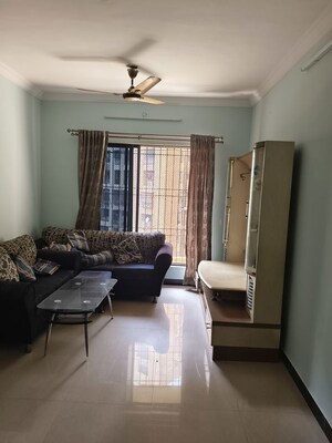 Living Room in 2 BHK Apartment at Cosmos Paradise Complex, Thane West – for Rent