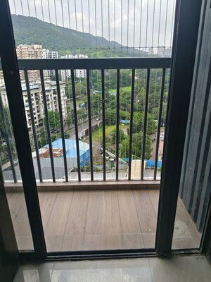 Balcony in 2 BHK Apartment at Dhamji Shamji Mahavir Spring Tulip Phase 1, Pokhran Road No Two – for Rent