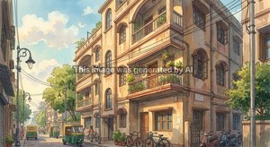  Apartment – Exterior View View at Ramnarayan Government Colony - for Sale