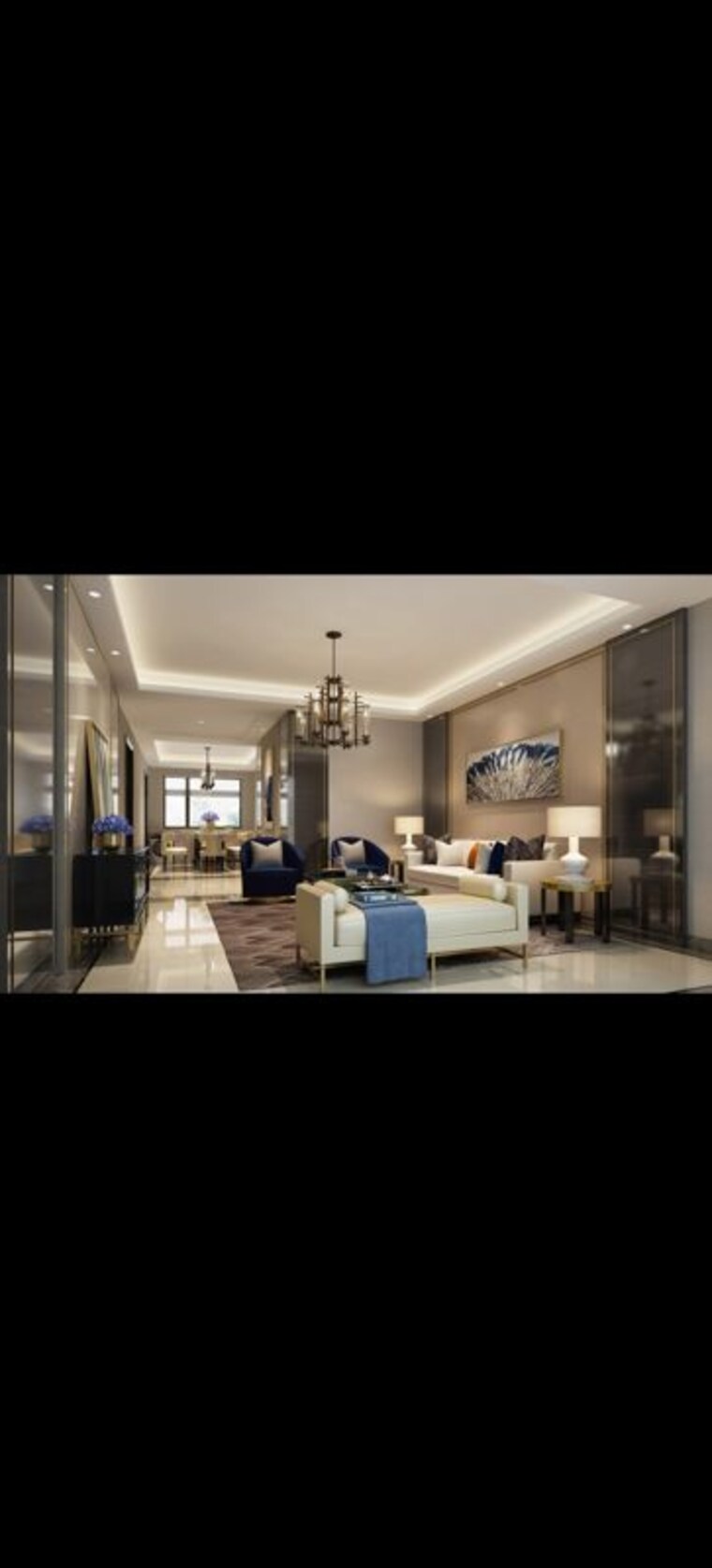 Living Room, tru-spectrum-life 2 Bedroom 605 Sq.Ft. Apartment In Santacruz West Mumbai 10741069