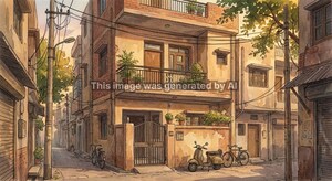  Builder Floor – Exterior View View at Khureji Khas - for Sale