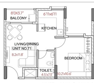 1 BHK Apartment – Map Location View at Sowparnika Indradhanush, Hoskote - for Sale