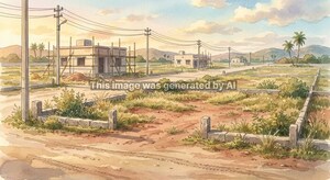  Land – Exterior View View at Korukonda - for Sale