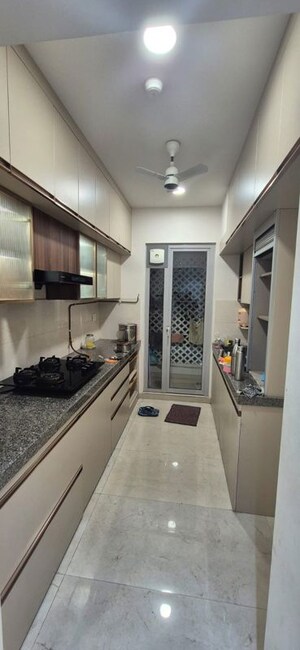 Kitchen in 3 BHK Apartment at Piramal Vaikunth, Balkum Pada – for Rent