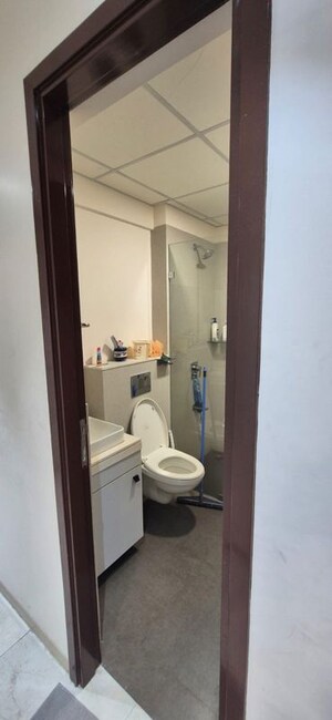 Bathroom in 3 BHK Apartment at Piramal Vaikunth, Balkum Pada – for Rent