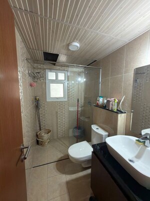 Bathroom in 2.5 BHK Apartment at Prestige Woodland Park, Cooke Town – for Rent