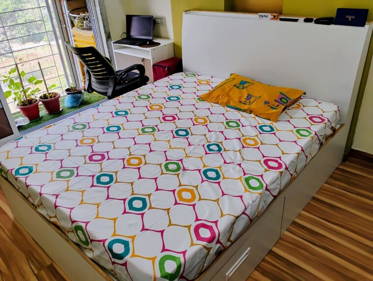 Bedroom, rutu-estate 2 Bedroom 800 Sq.Ft. Apartment In Brahmand Thane 10729578