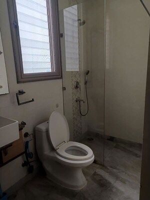 Bathroom in 3 BHK Builder Floor at Saket – for Rent