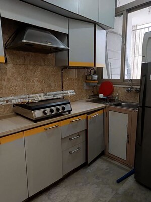 Kitchen in 3 BHK Builder Floor at Saket – for Rent