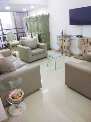 Living Room in 3 BHK Apartment at Veera Desai Road – for Sale