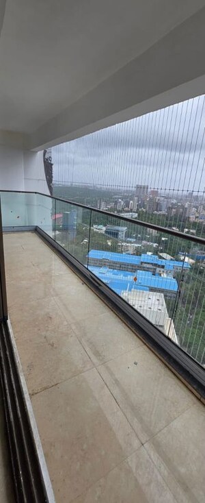Balcony in 3 BHK Apartment at IM Applaud 38, Goregaon East – for Rent