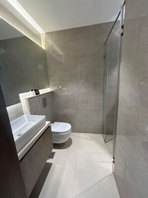 Bathroom in 3 BHK Apartment at Adani Ten BKC, Bandra East – for Sale