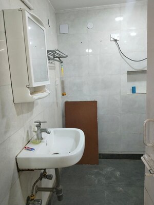 Bathroom in 2 BHK Builder Floor at Saket – for Rent