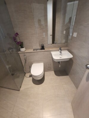 Bathroom in 3 BHK Apartment at Adani Ten BKC, Bandra East – for Sale