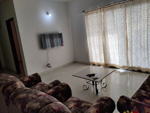 Living Room in 2 BHK Apartment at Paranjape Blue Ridge, Hinjewadi – for Rent
